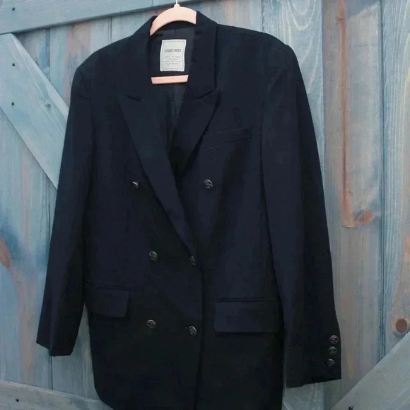 Claude Cross Blazer Navy Double Breasted Japanese Brand Size 9AR Medium - Picture 3 of 6